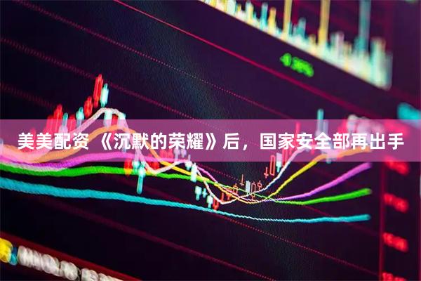 美美配资 《沉默的荣耀》后，国家安全部再出手