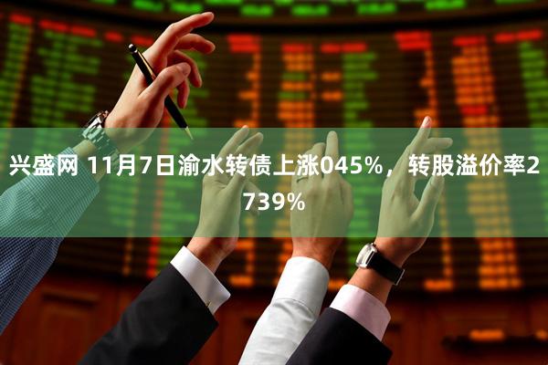 兴盛网 11月7日渝水转债上涨045%，转股溢价率2739%